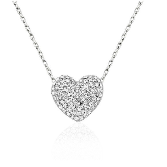 New Swarovski Crystal Heart Necklace - Picture 1 of 4